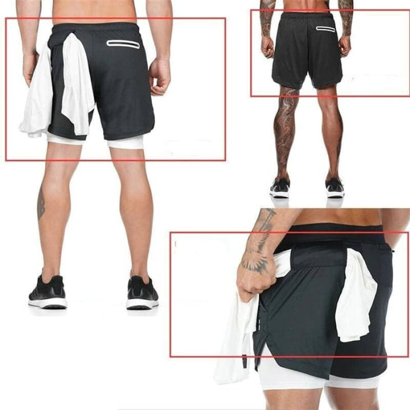 Shorts Para Treino 2 em 1 Esporte Air Effect 673 Direct Ofertas